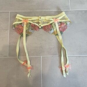 For love and lemons daisy eyelit garter belt